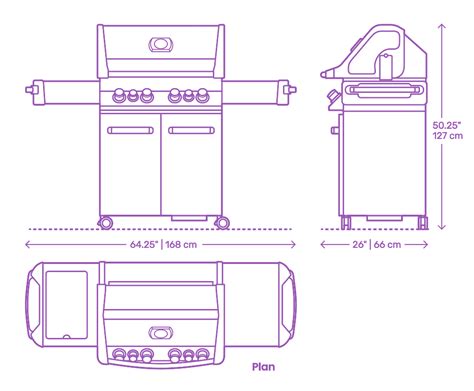 bbq fire box dimensions